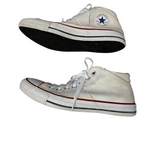 Converse Chuck Taylor All Star Madison Mid Top Sneakers White Canvas Womens 9